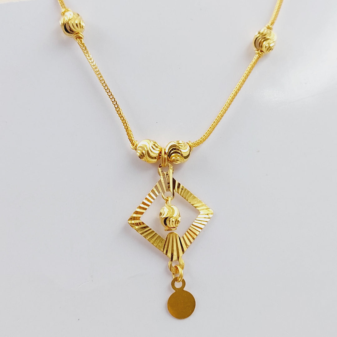 Fancy Balls Necklace  Made Of 21K Yellow Gold by Saeed Jewelry-28700