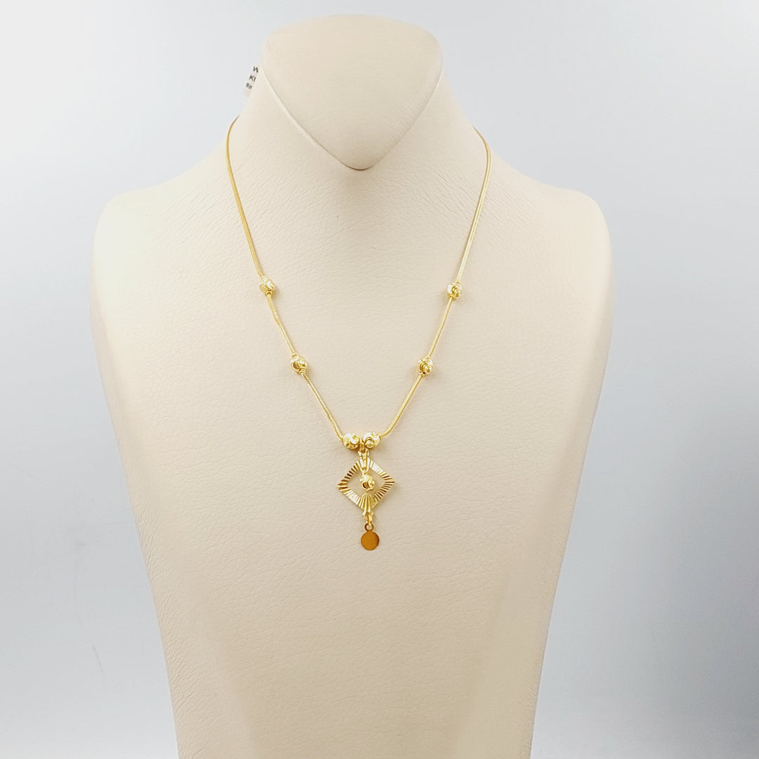 Fancy Balls Necklace  Made Of 21K Yellow Gold by Saeed Jewelry-28700