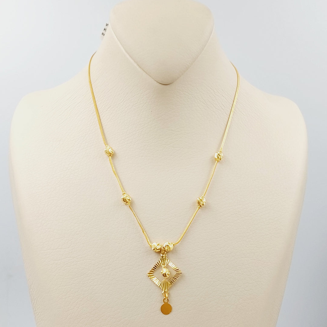 Fancy Balls Necklace  Made Of 21K Yellow Gold by Saeed Jewelry-28700