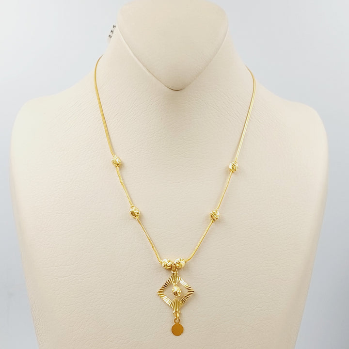 Fancy Balls Necklace  Made Of 21K Yellow Gold by Saeed Jewelry-28700