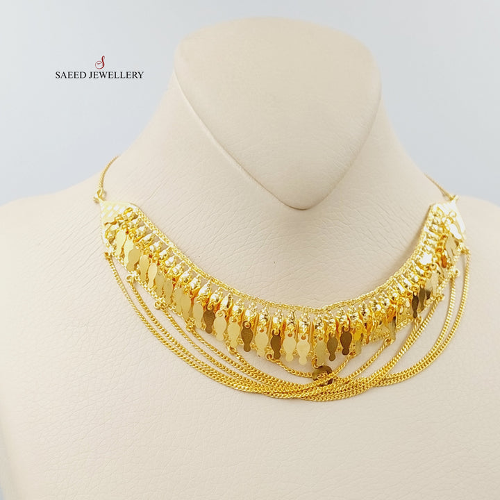 Fancy Choker Necklace  Made Of 21K Yellow Gold by Saeed Jewelry-28701
