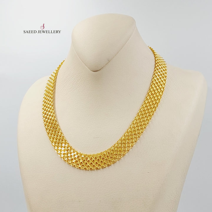 Fancy Necklace  Made Of 21K Yellow Gold by Saeed Jewelry-29769
