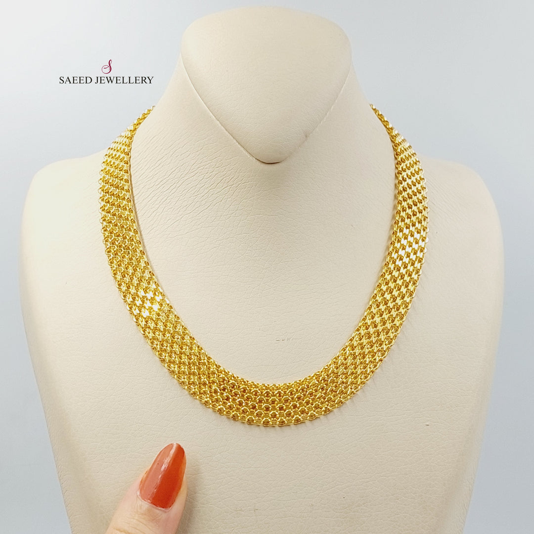 Fancy Necklace  Made Of 21K Yellow Gold by Saeed Jewelry-29769