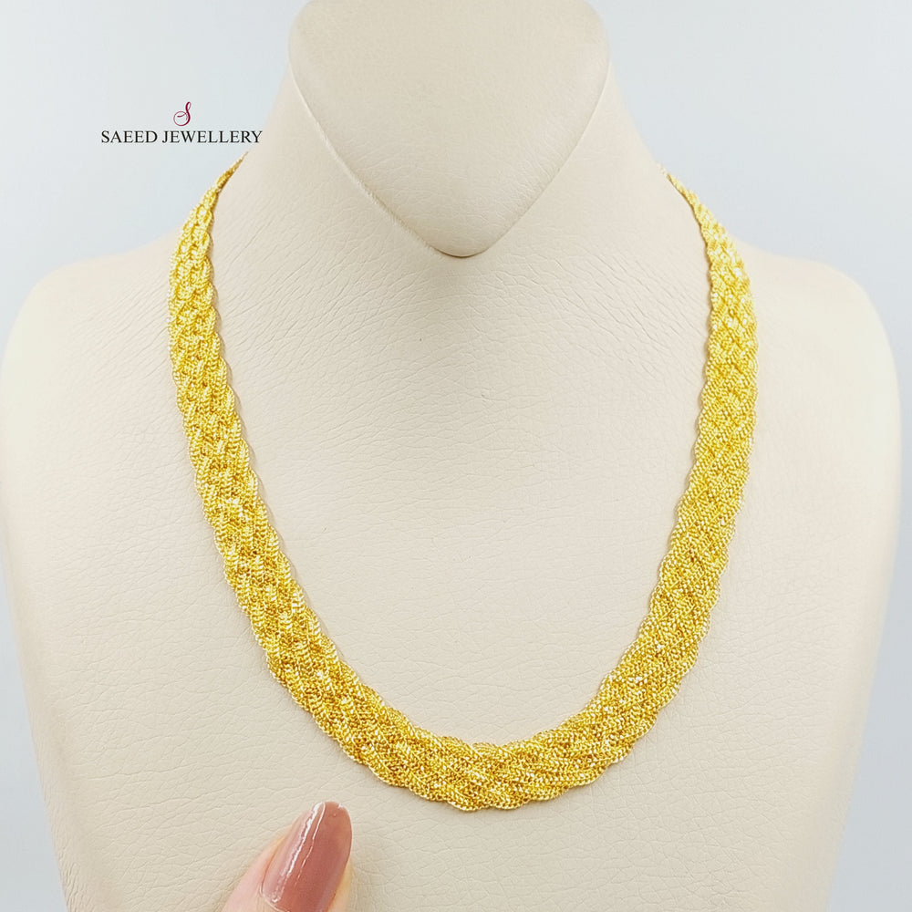 Fancy Necklace  Made Of 21K Yellow Gold by Saeed Jewelry-30184