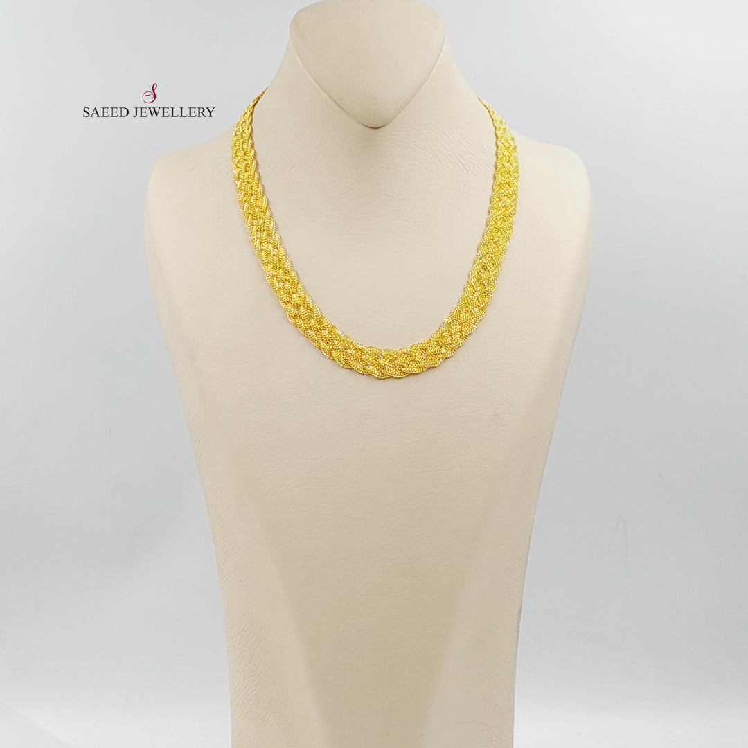Fancy Necklace  Made Of 21K Yellow Gold by Saeed Jewelry-30184