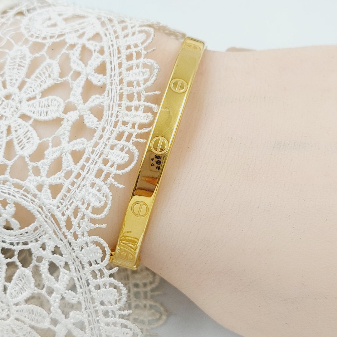 Figaro Bracelet  Made Of 21K Yellow Gold by Saeed Jewelry-28898