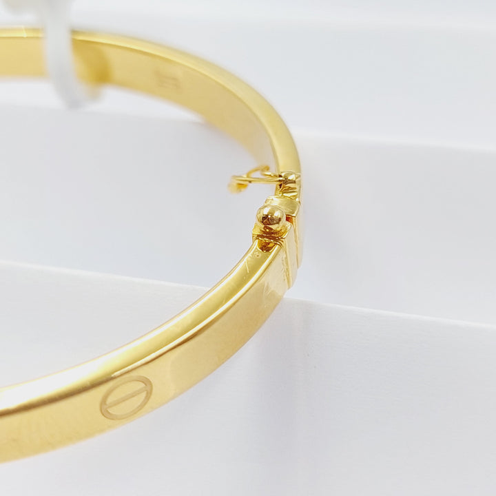 Figaro Bracelet  Made Of 21K Yellow Gold by Saeed Jewelry-28898