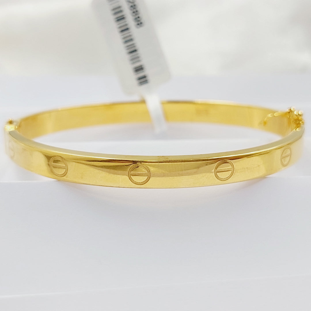 Figaro Bracelet  Made Of 21K Yellow Gold by Saeed Jewelry-28898