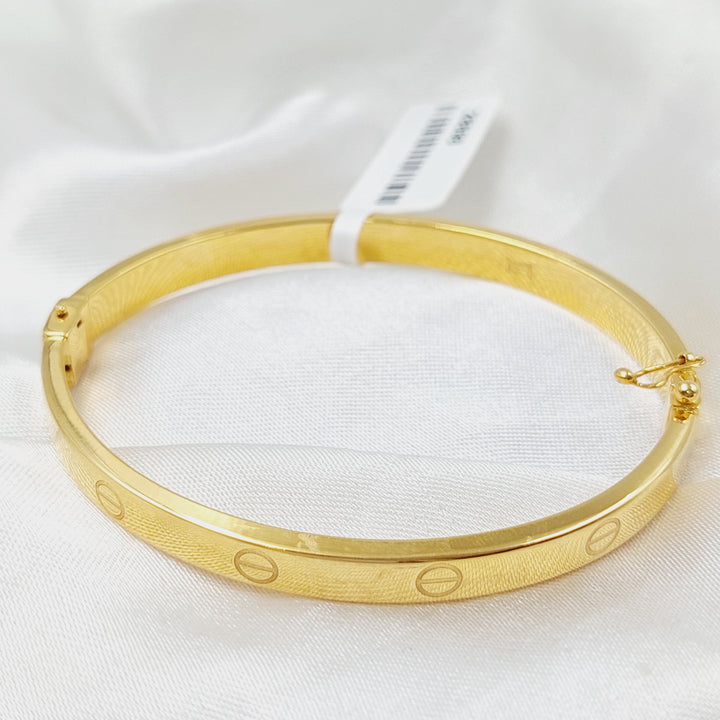 Figaro Bracelet  Made Of 21K Yellow Gold by Saeed Jewelry-28898