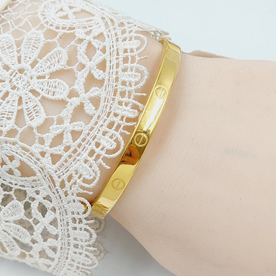 Figaro Bracelet  Made Of 21K Yellow Gold by Saeed Jewelry-28898
