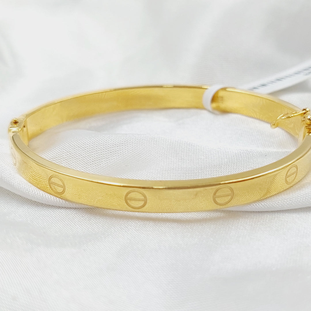 Figaro Bracelet  Made Of 21K Yellow Gold by Saeed Jewelry-28898