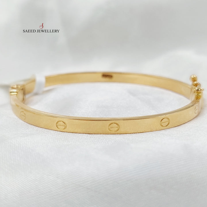 Figaro Bracelet  Made Of 21K Yellow Gold by Saeed Jewelry-29047