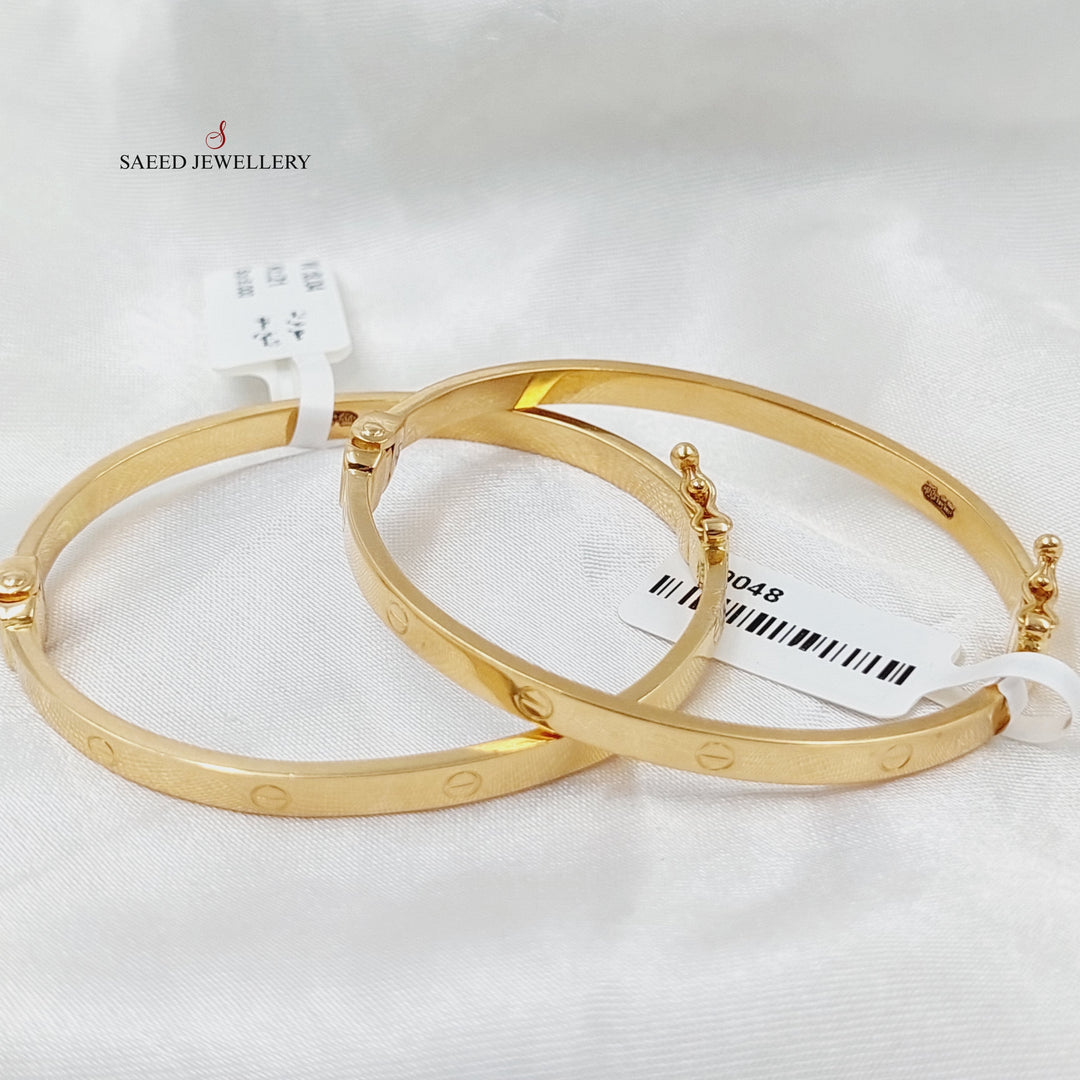 Figaro Bracelet  Made Of 21K Yellow Gold by Saeed Jewelry-29047