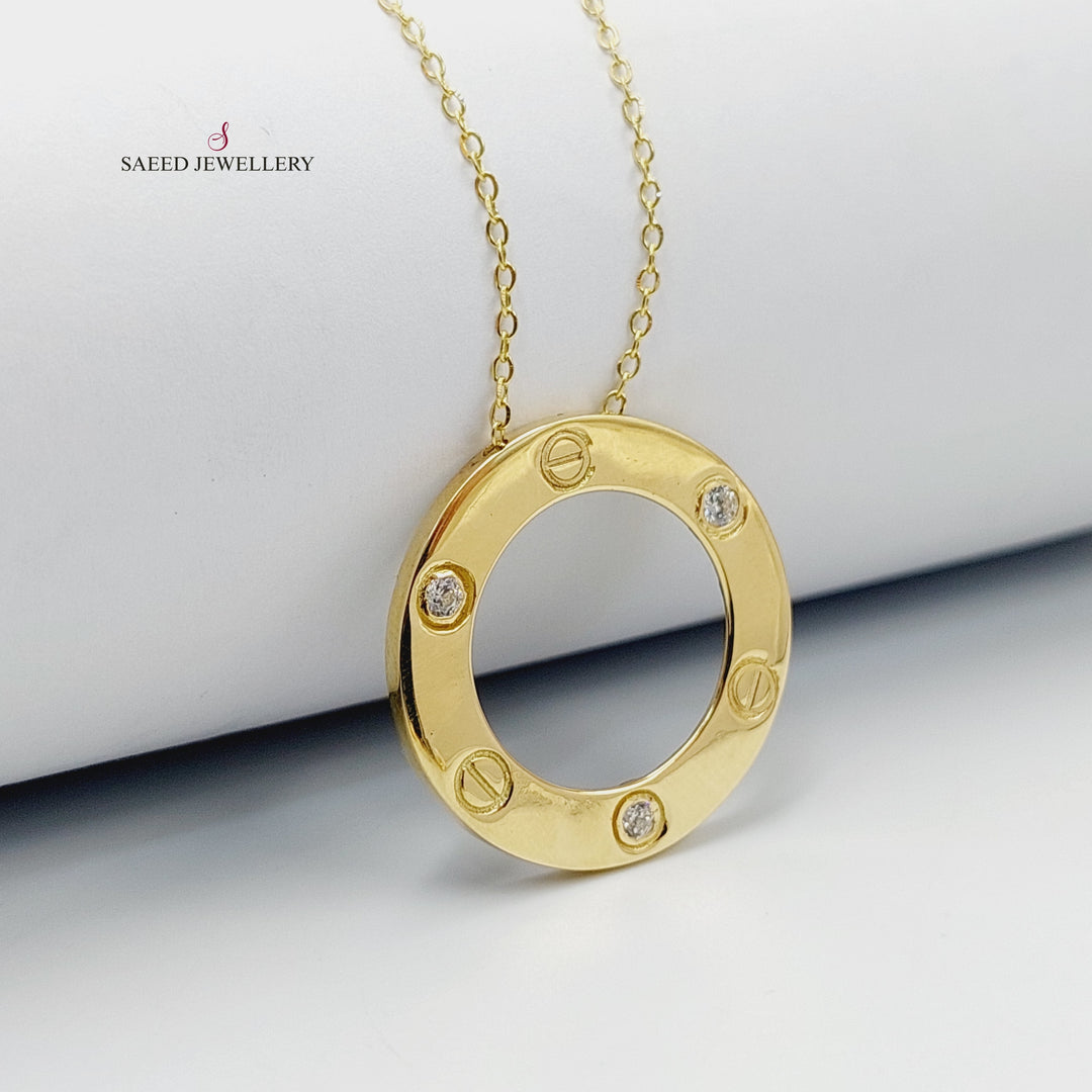 Figaro Necklace  Made Of 18K Yellow Gold by Saeed Jewelry-29867