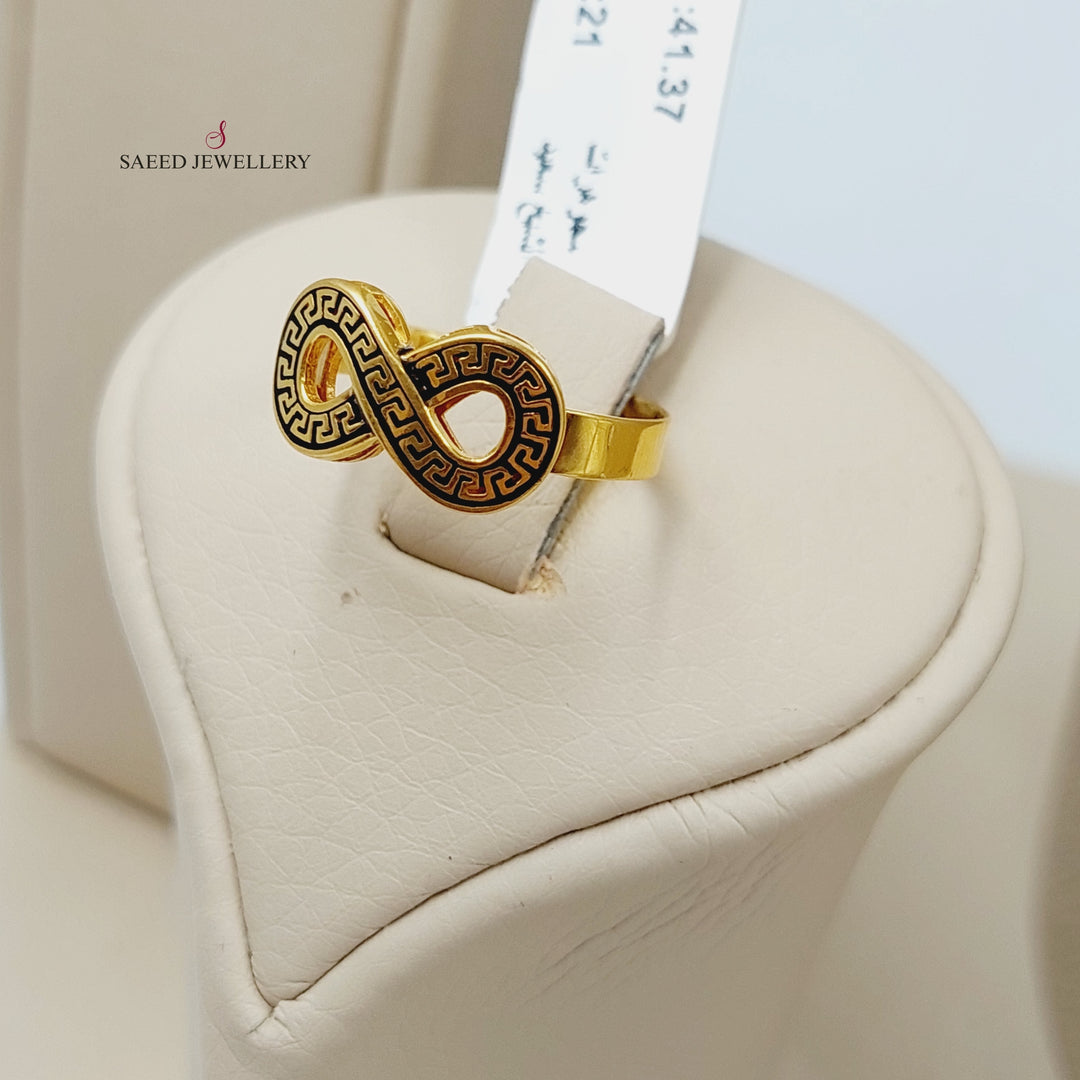 Four Pieces Infinity Set Made of 21K Yellow Gold  by Saeed Jewelry-13654