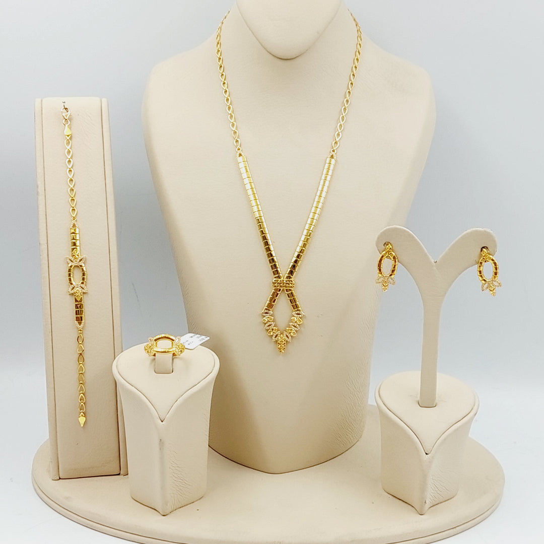 Four Pieces Snake Set Made of 21K Yellow Gold by Saeed Jewelry-27277