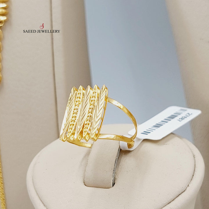 Four Pieces Sun Set Made Of 21K Yellow Gold by Saeed Jewelry-27687