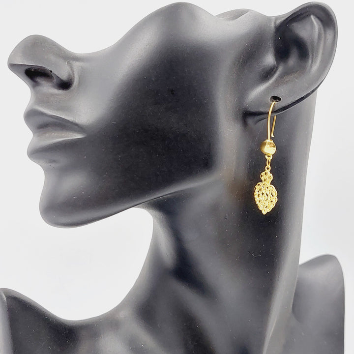 Heart Earrings Made Of 18K Yellow Gold
<br> by Saeed Jewelry-29343