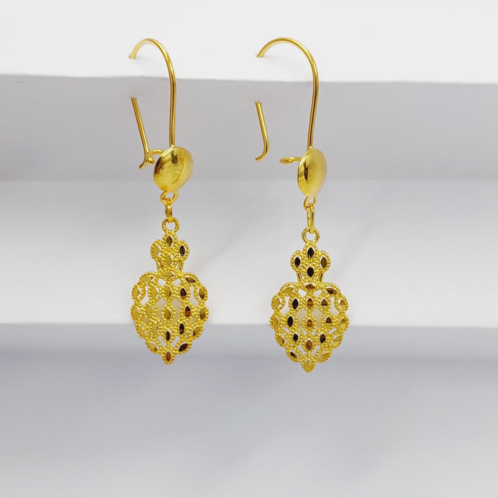 Heart Earrings Made Of 18K Yellow Gold
<br> by Saeed Jewelry-29343
