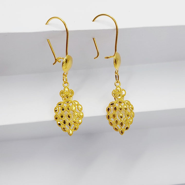 Heart Earrings Made Of 18K Yellow Gold
<br> by Saeed Jewelry-29343
