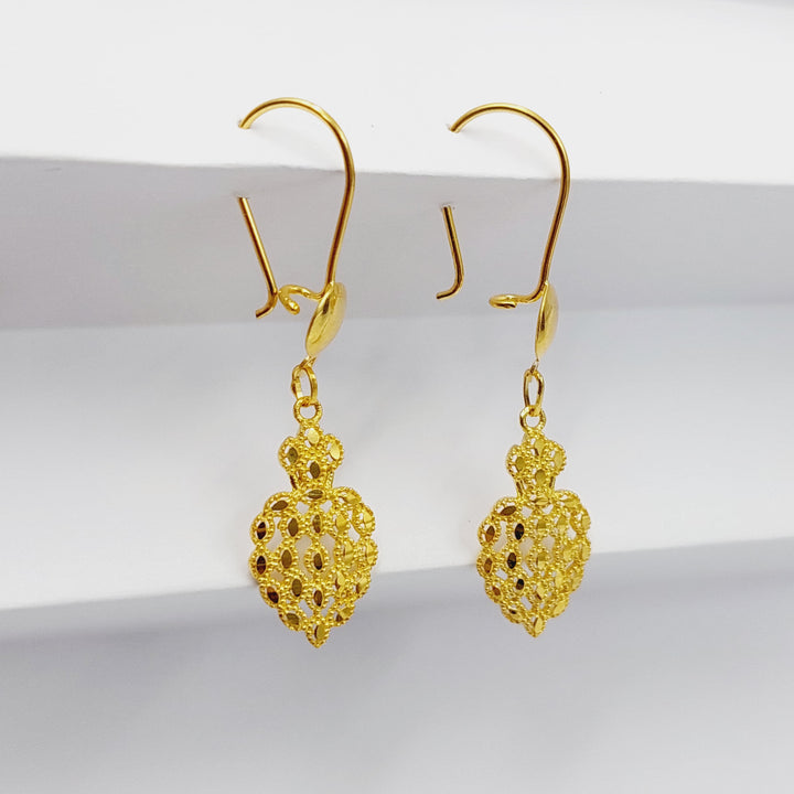 Heart Earrings Made Of 18K Yellow Gold
<br><br> by Saeed Jewelry-29344
