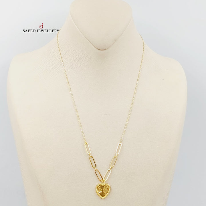 Heart Necklace  Made Of 18K Yellow Gold by Saeed Jewelry-29269