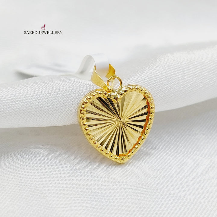 Heart Pendant  Made Of 18K Yellow Gold by Saeed Jewelry-29640
