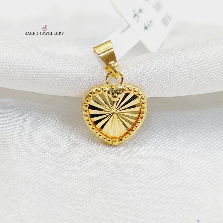 Heart Pendant  Made Of 18K Yellow Gold by Saeed Jewelry-29642