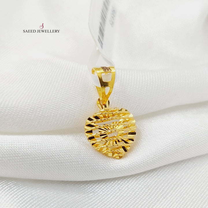 Heart Pendant  Made Of 21K Yellow Gold by Saeed Jewelry-30364