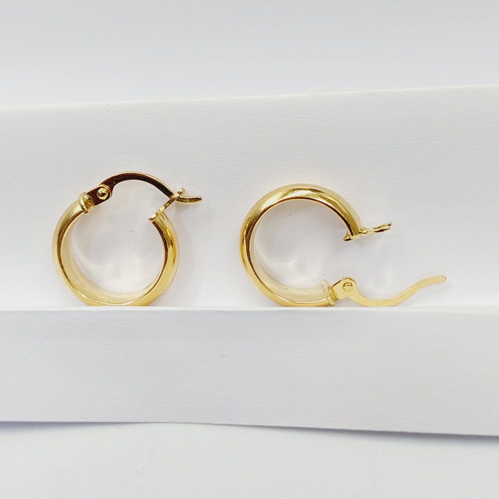 Hoop Earrings  Made Of 18K Yellow Gold by Saeed Jewelry-30726