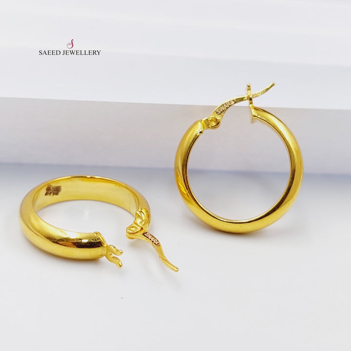 Hoop Earrings  Made Of 21K Yellow Gold by Saeed Jewelry-29746