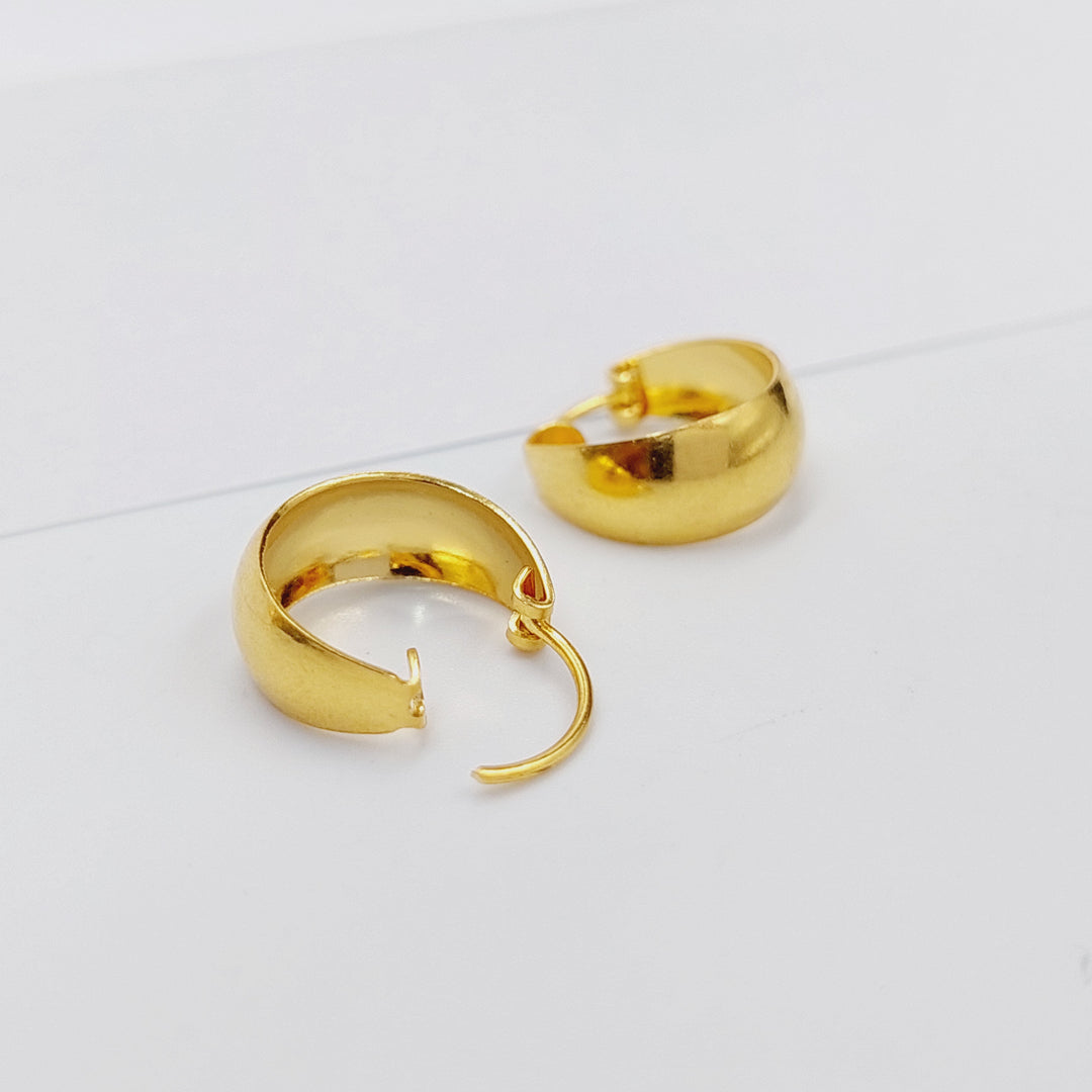 Hoop Earrings  Made of 21K Yellow Gold by Saeed Jewelry-31158