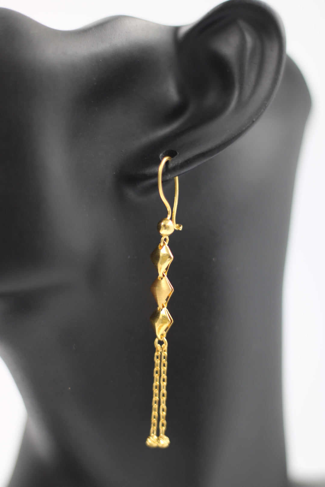 21K Gold Fancy Earrings by Saeed Jewelry - Image 26