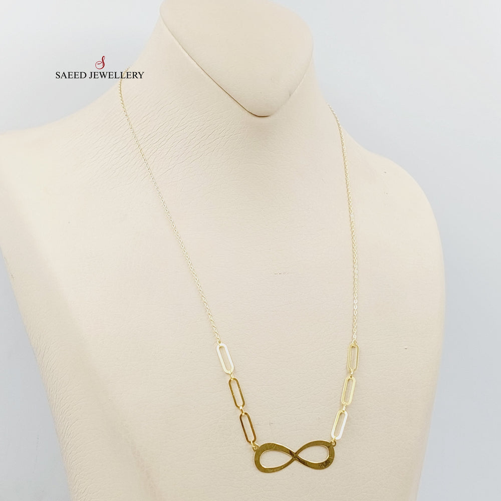 Infinite Necklace  Made Of 18K Yellow Gold by Saeed Jewelry-29262