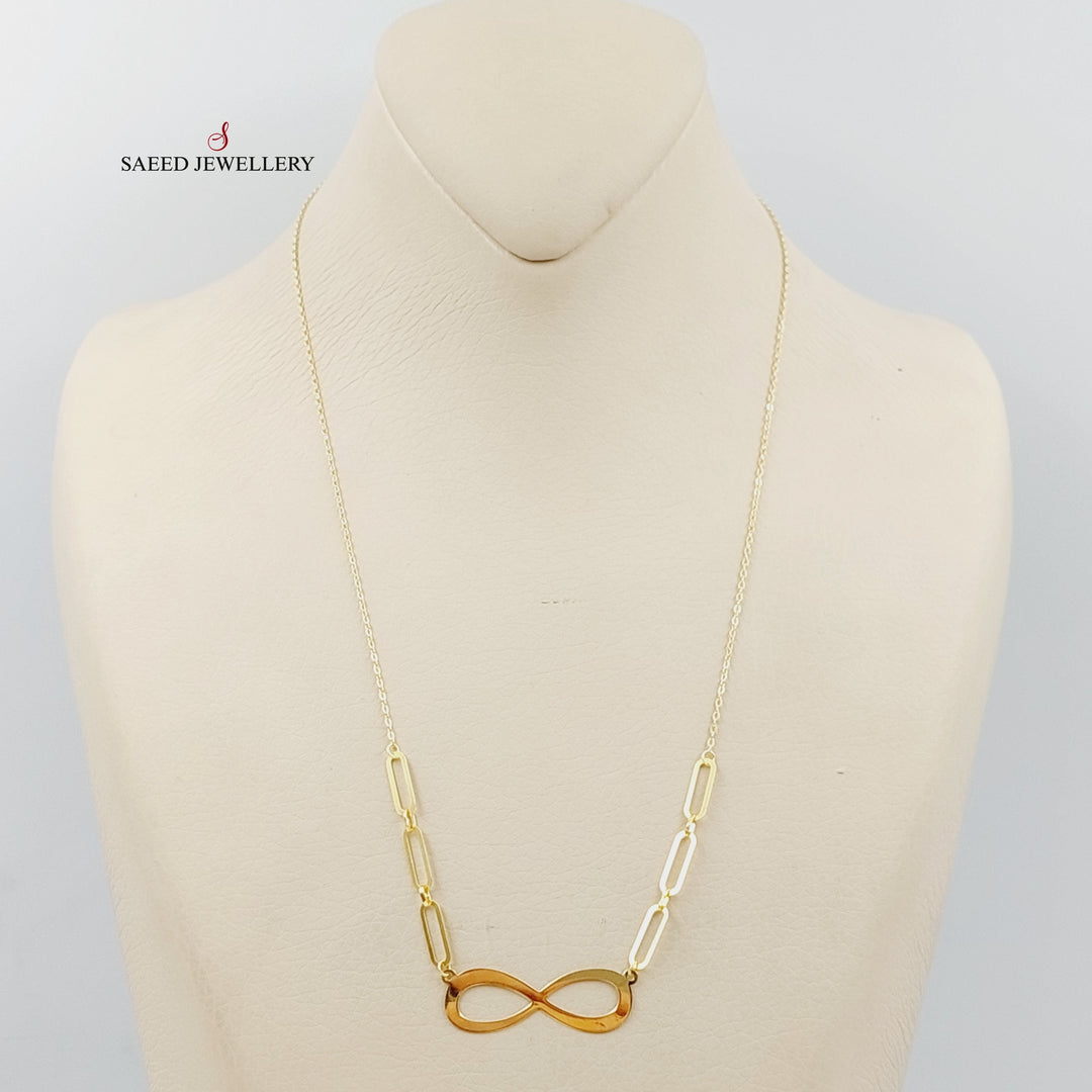 Infinite Necklace  Made Of 18K Yellow Gold by Saeed Jewelry-29262
