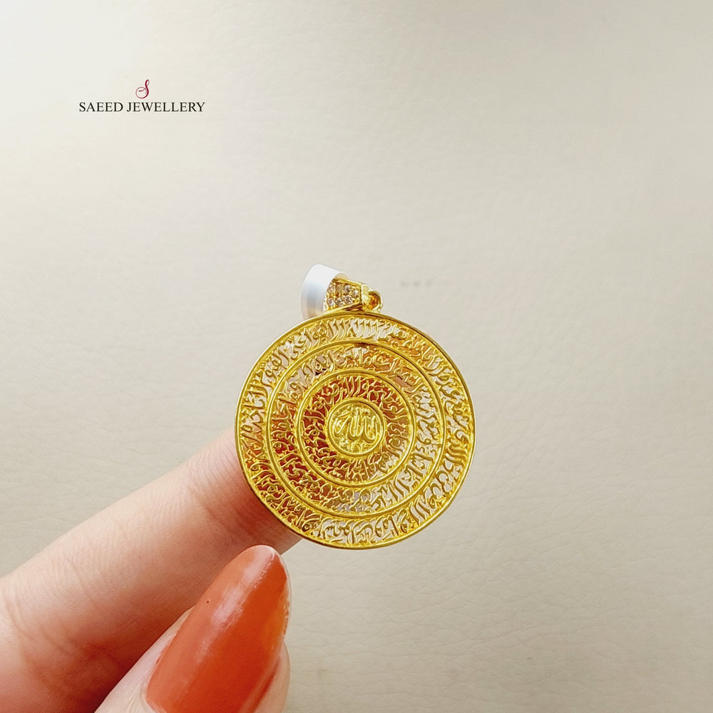 Islamic Pendant  Made Of 21K Yellow Gold by Saeed Jewelry-29759