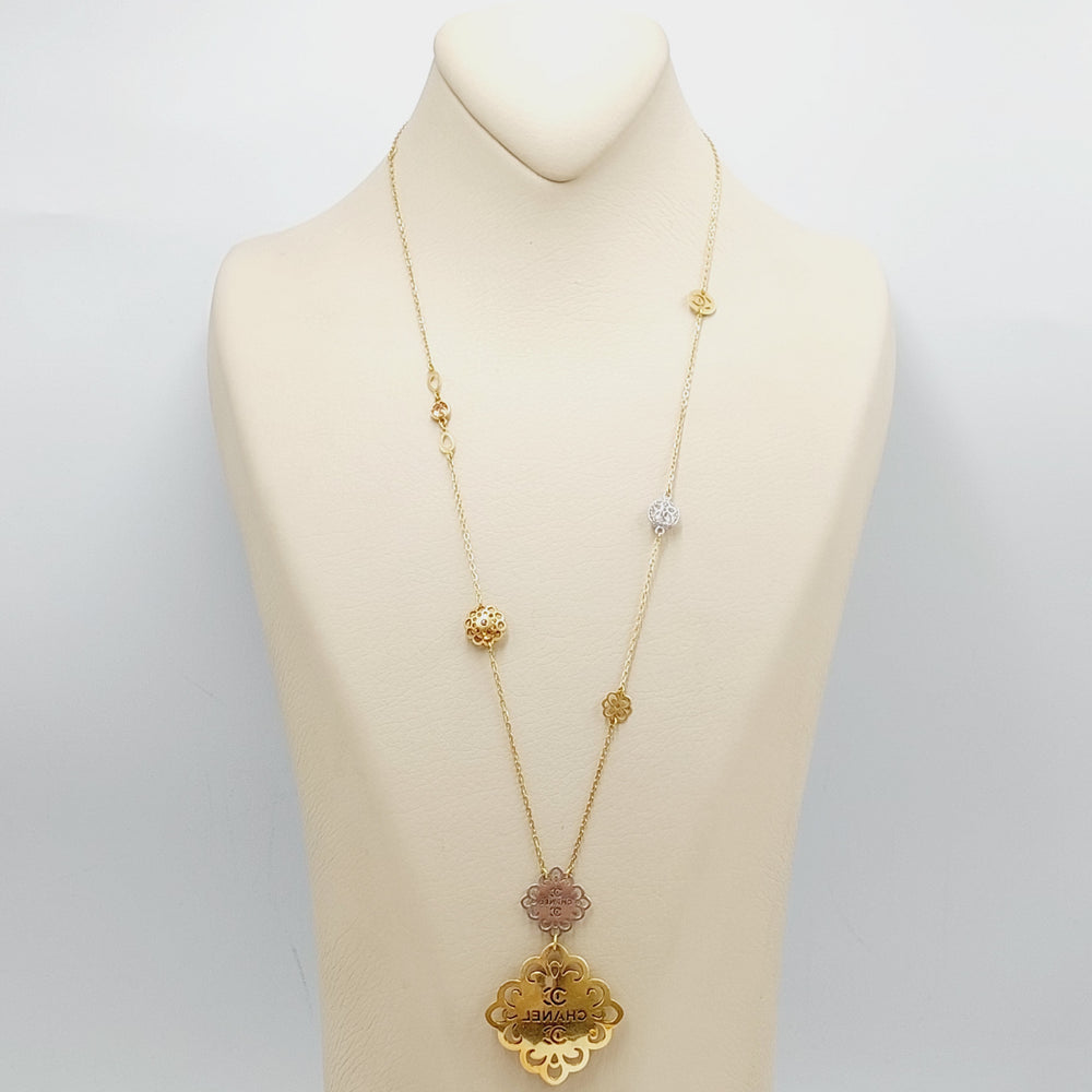 Italian Necklace Made Of 18K Colored Gold by Saeed Jewelry-27537