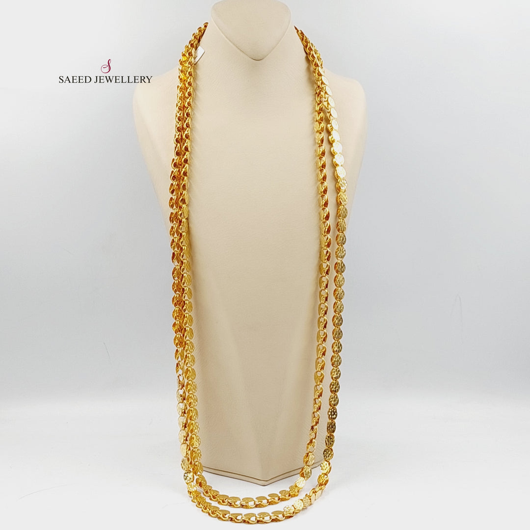 Jarir Halabi Necklace  Made Of 21K Yellow Gold by Saeed Jewelry-30655