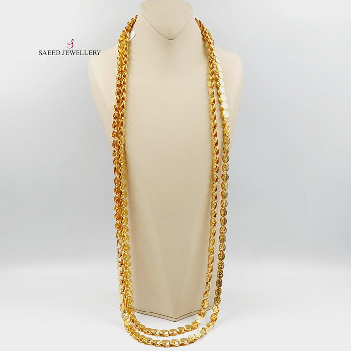 Jarir Halabi Necklace  Made Of 21K Yellow Gold by Saeed Jewelry-30655