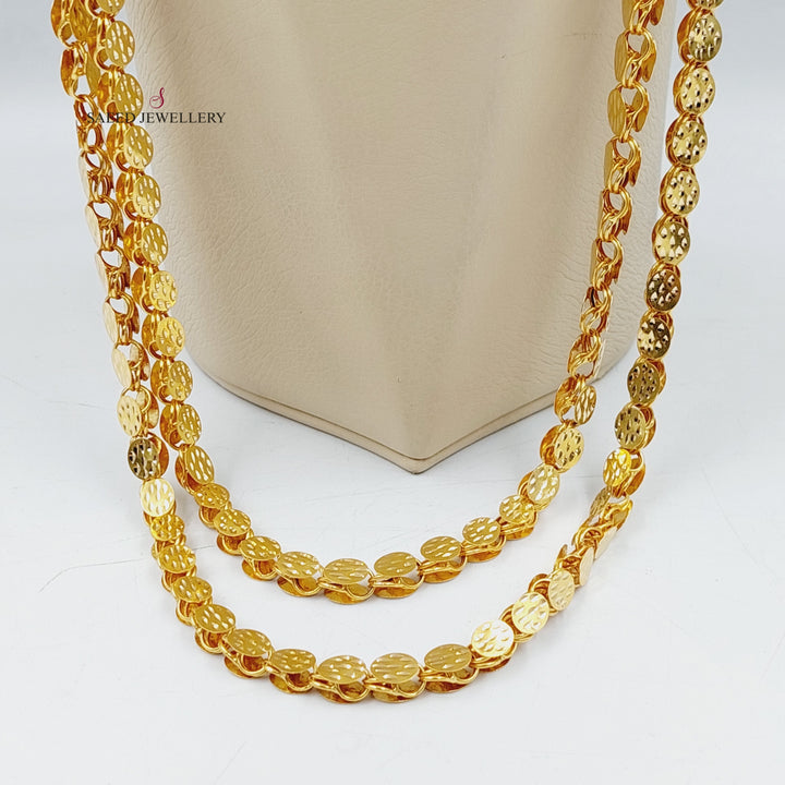 Jarir Halabi Necklace  Made Of 21K Yellow Gold by Saeed Jewelry-30655