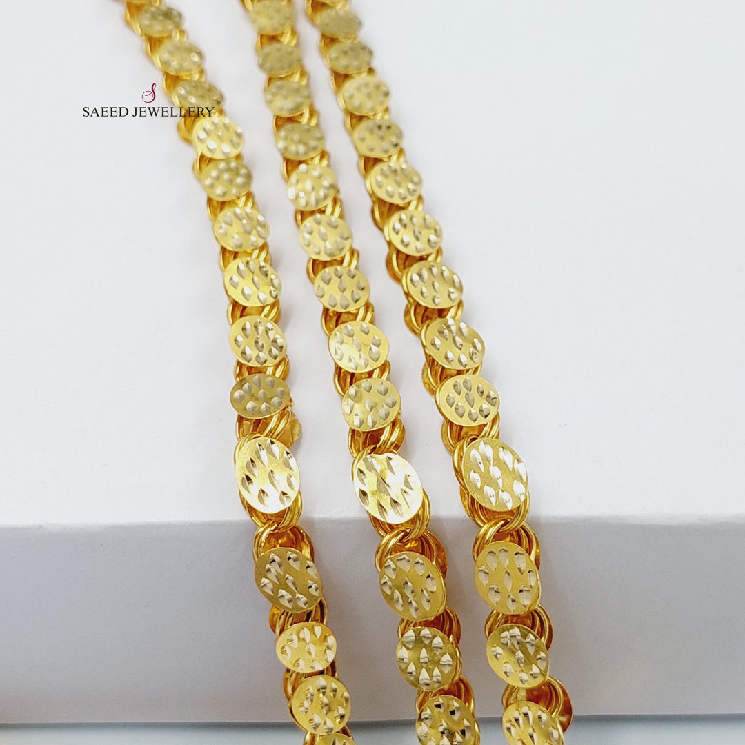 Jarir Halabi Necklace  Made Of 21K Yellow Gold by Saeed Jewelry-30655