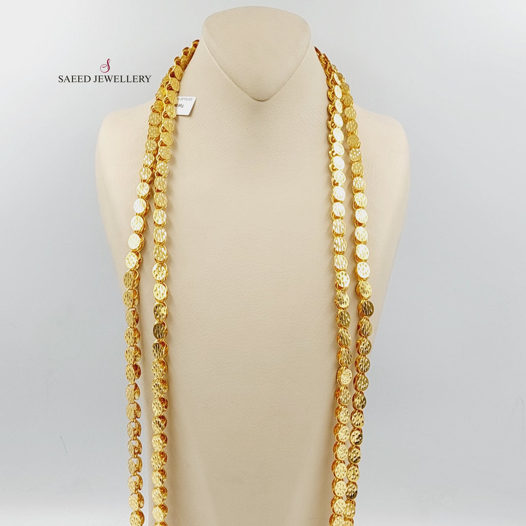 Jarir Halabi Necklace  Made Of 21K Yellow Gold by Saeed Jewelry-30655