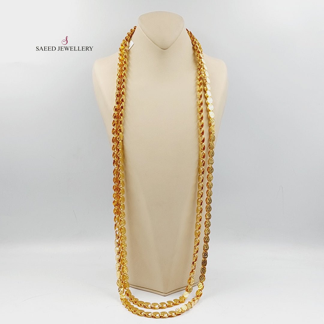 Jarir Halabi Necklace  Made Of 21K Yellow Gold by Saeed Jewelry-30655