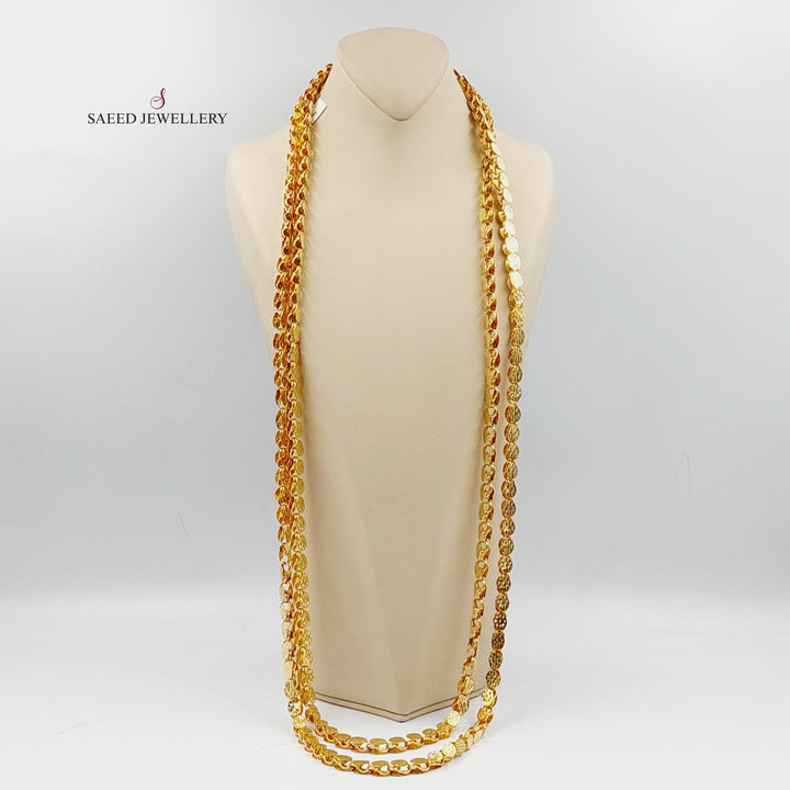 Jarir Halabi Necklace  Made Of 21K Yellow Gold by Saeed Jewelry-30655