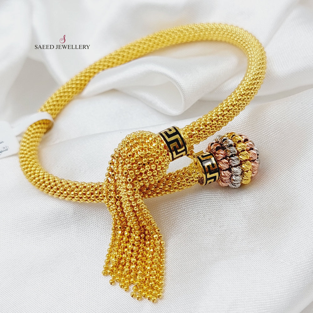 Jessica Bangle Bracelet Made of 21K Colored Gold by Saeed Jewelry-25903