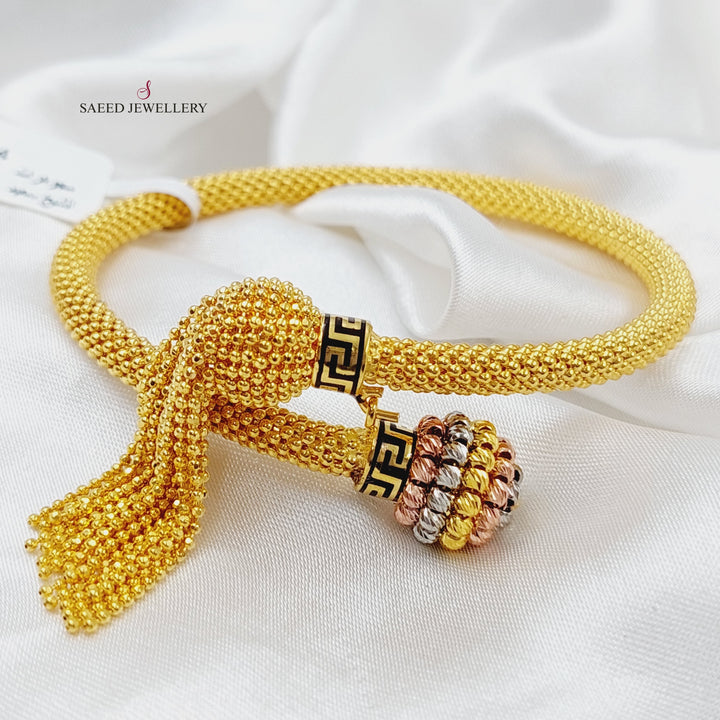 Jessica Bangle Bracelet Made of 21K Colored Gold by Saeed Jewelry-25903