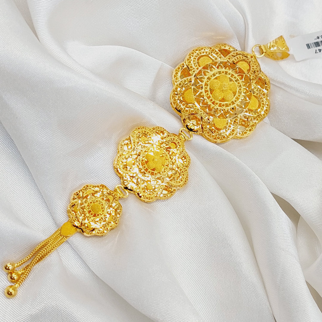 Kuwaiti Pendant  Made Of 21K Yellow Gold by Saeed Jewelry-30747