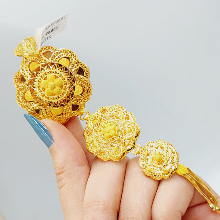 Kuwaiti Pendant  Made Of 21K Yellow Gold by Saeed Jewelry-30747