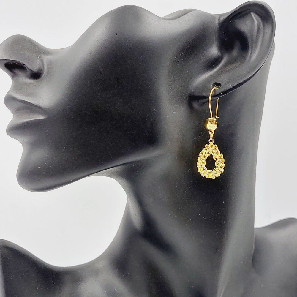 Leaf Earrings Made Of 18K Yellow Gold
<br><br> by Saeed Jewelry-29342