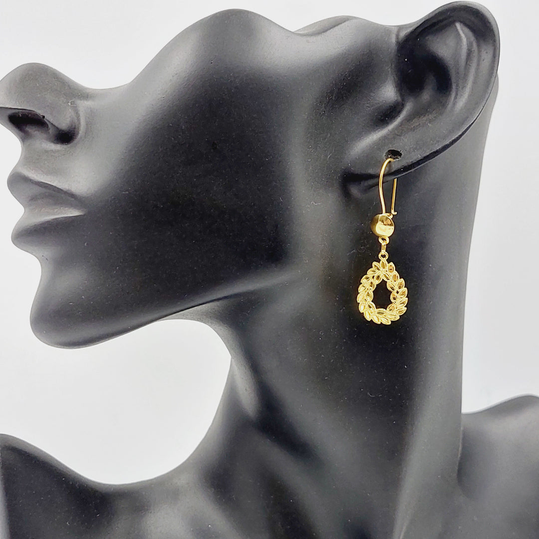 Leaf Earrings Made Of 18K Yellow Gold
<br><br> by Saeed Jewelry-29342